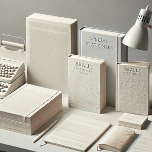 PAPELERIA ESPECIAL PARA ESCRIBIR BRAILLE